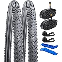 700x32c Tube YunSCM Set Of 700C Tyres 700 X 32C ETRTO 32-622 And