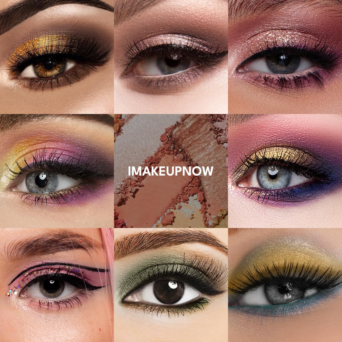 imakeupnow 45 Shades Eyeshadow Palette, Highly Pigmented Neutral Tones Collection Makeup Palette, Matte Shimmer Metallic Glitter Eye Shadow For Long Lasting Eye Make Up