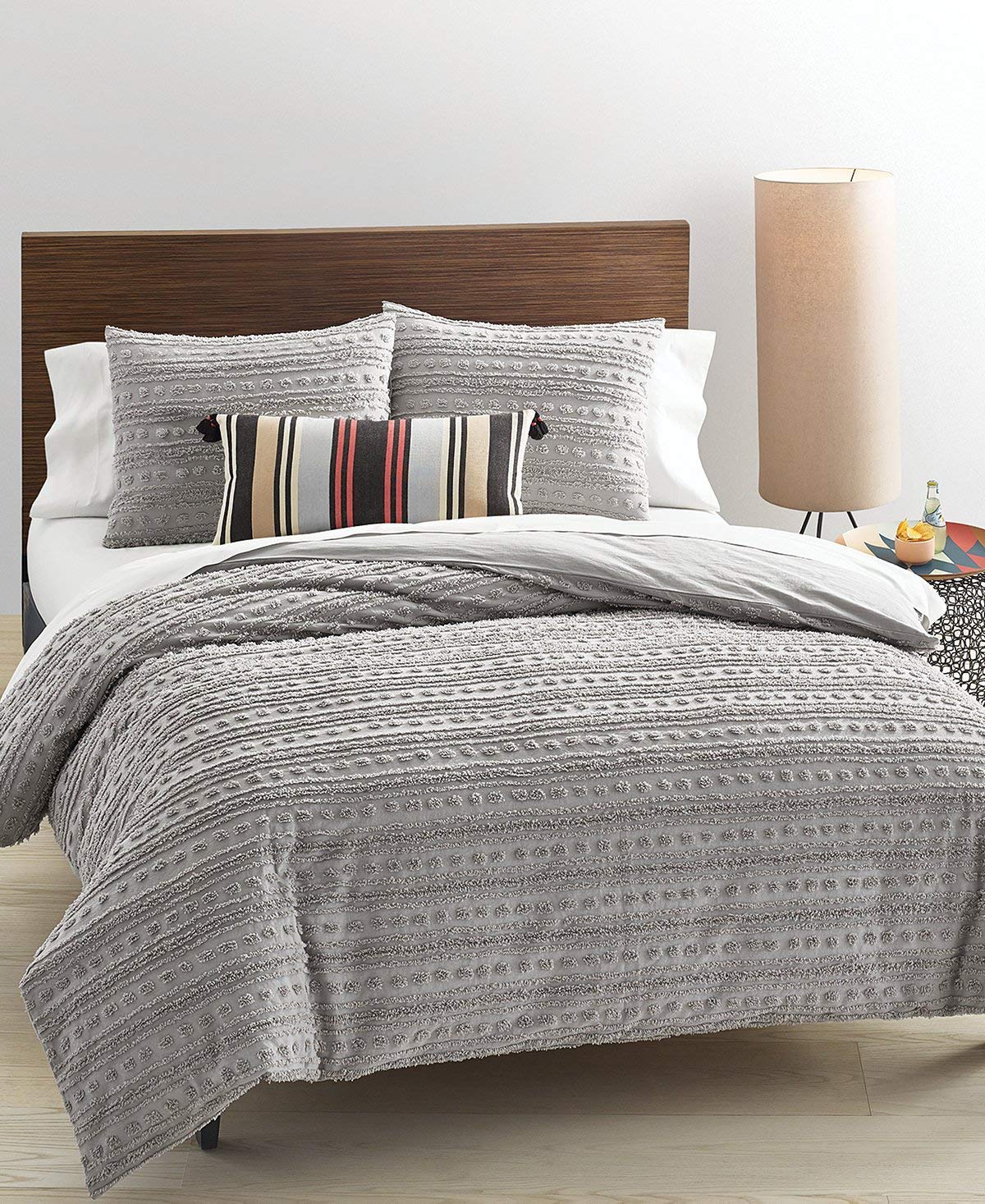 WHIM Martha Stewart Collection On The Dot Smoke Stack 3-Pc. King Comforter Set