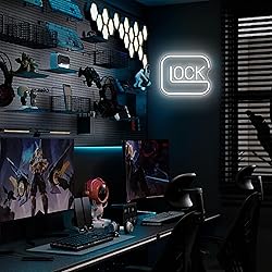 Lock Neon Signs for Wall Decor,Dimmable Game Neon