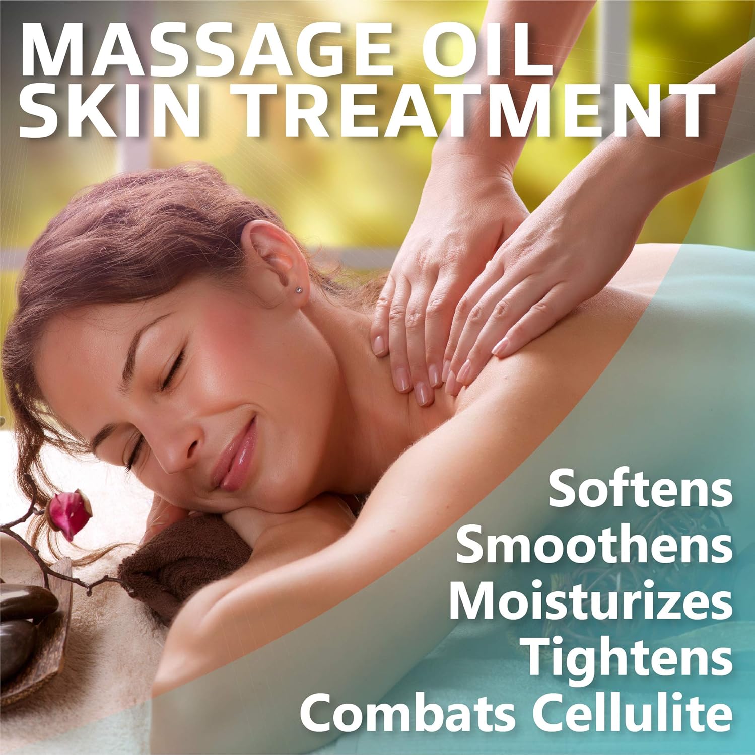 HoneyBull Anti Cellulite Cream Massage Oil (300mL) Skin Tightening Body Lotion 100% Natural : Beauty