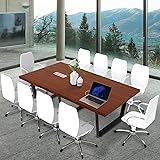 ahliss Sturdy Conference Table with Cable