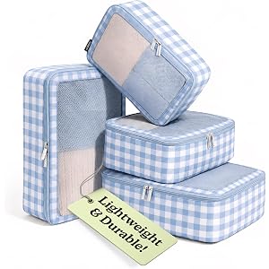 Vandel TSA-Friendly Packing Cubes for Carry On, Mesh Suitcase Organizer Bag | Professional Travel Organizer Bags for Women wi
