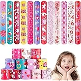 NovaHance 36 PCS Valentines Day Slap Bracelets Kids Party Favors, Bulk Snap Bracelet St Patrick's Day Party Favors Supplies for kids&teens Gifts Teacher Classroom School Favors Prizes