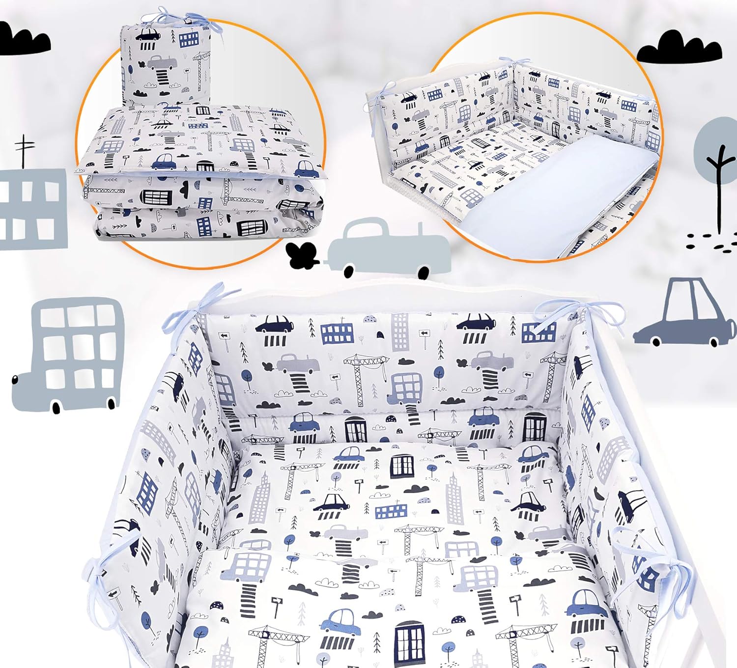 baby city cot bumper