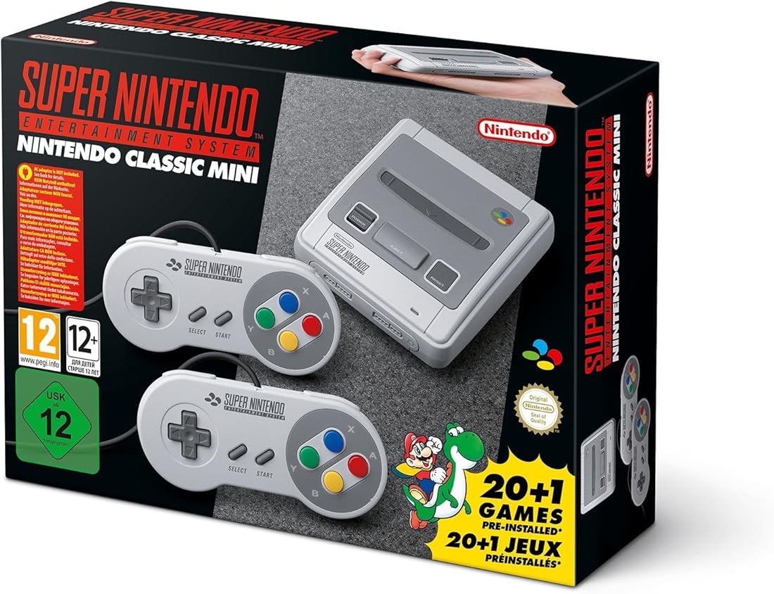 Super nintendo classic mini: nintendo entertainment system [versione: eu] 2400166