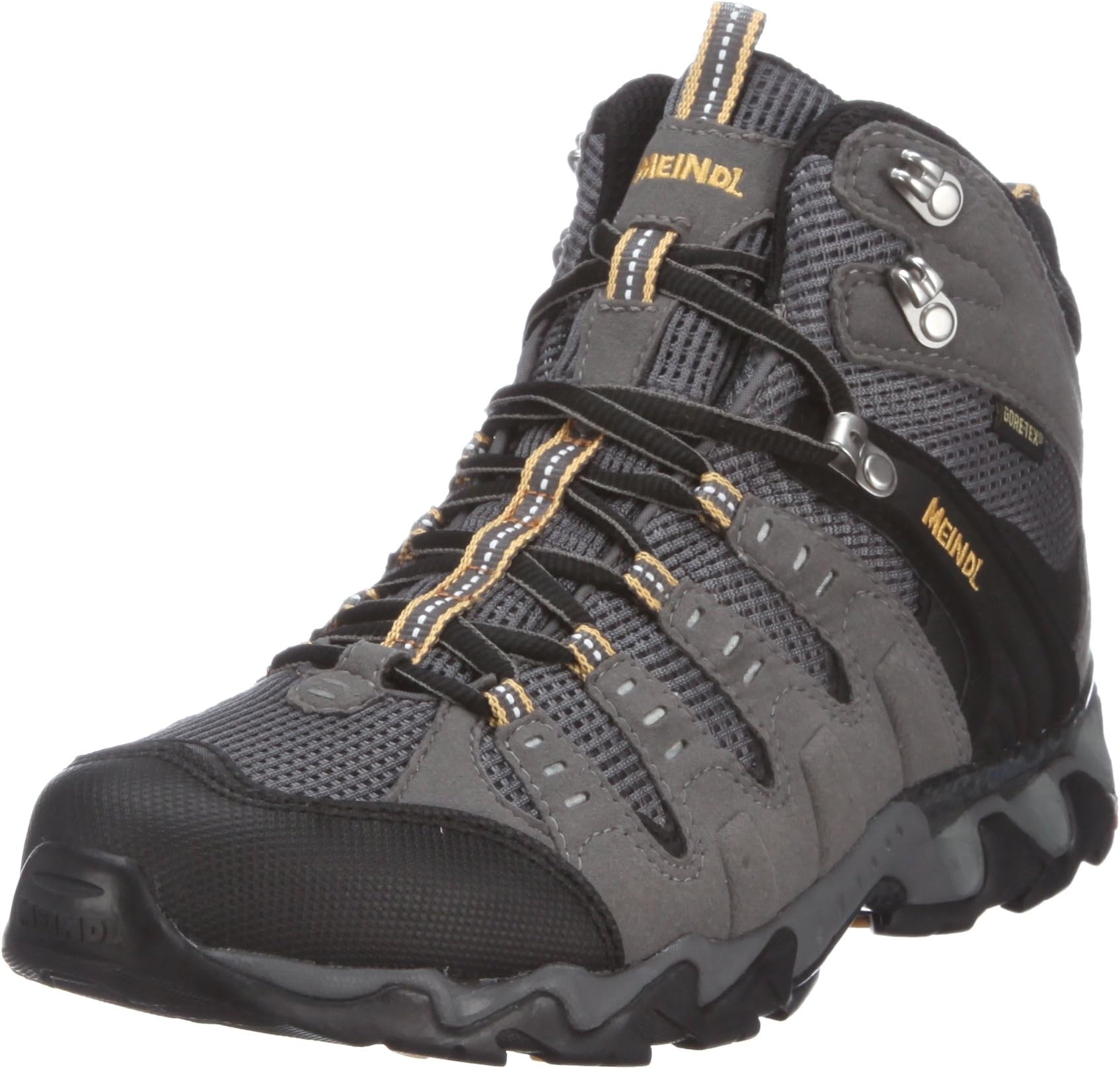 Meindl Men's Respond Mid GTX High Rise Hiking Shoes, Grey (Anthrazit/Mais 31), 9.5 UK