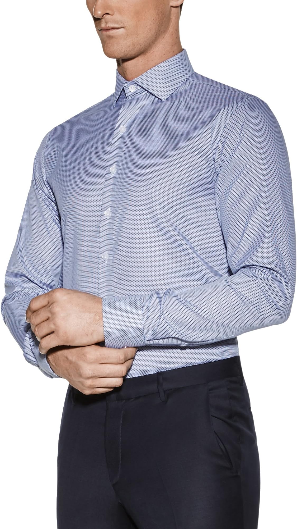 Vardama Men's Non Iron Breathable Shirt with Sweat Proof Technology Essex