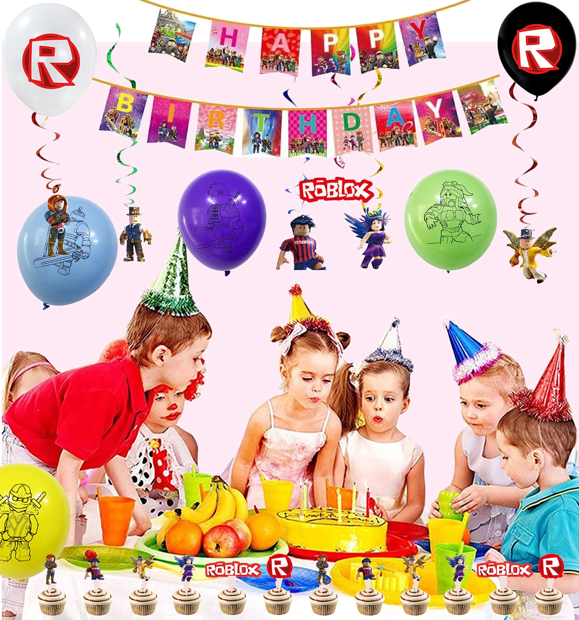 Mua Roblox Birthday Decoration Roblox Balloons Roblox Birthday Balloons ...