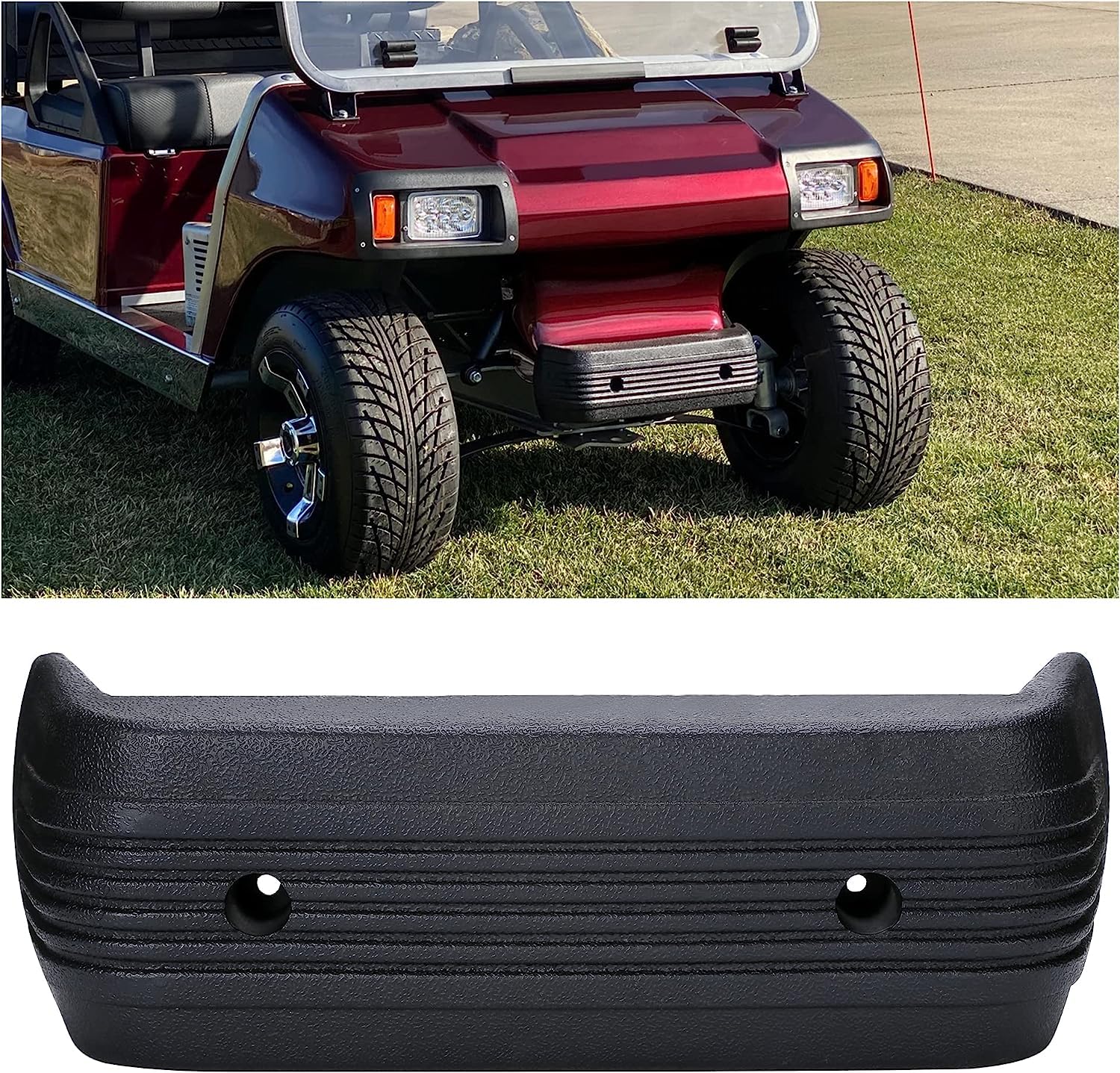 10L0L Golf Carts Front Bumper for Club Car DS Golf Carts 1993 & up OEM# 1016868