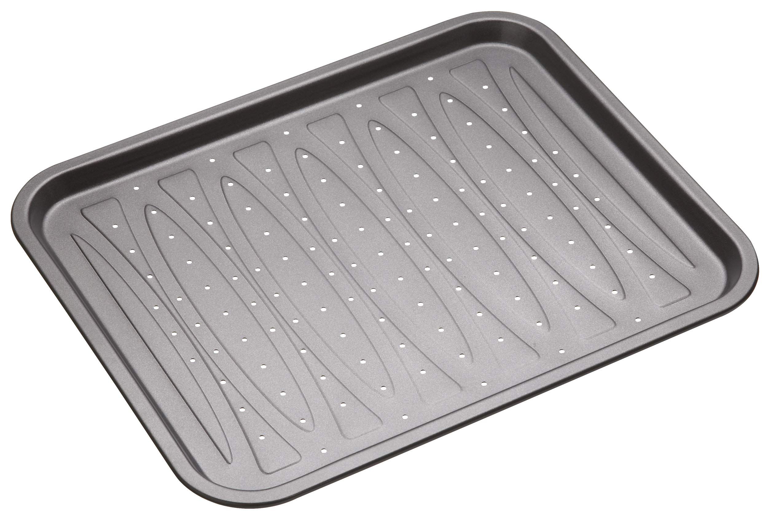 MasterClass Crisper Tray with PFOA Non Stick, Robust 1 mm Carbon Steel, 39 x 31.5 cm