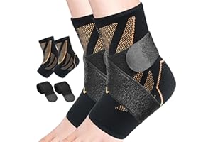 CYCLXY Ankle Guards,1 Pairs Ankle Brace for Women & Men,Ankle Compression Sleeve with Strap ,Volleyball Ankle Support Brace for Women & Men,foot support brace for pain,plantar fasciitis compression socks for women & Men