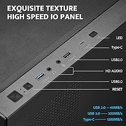darkFlash ATX Mid-Tower PC Case, Pre-Install 1