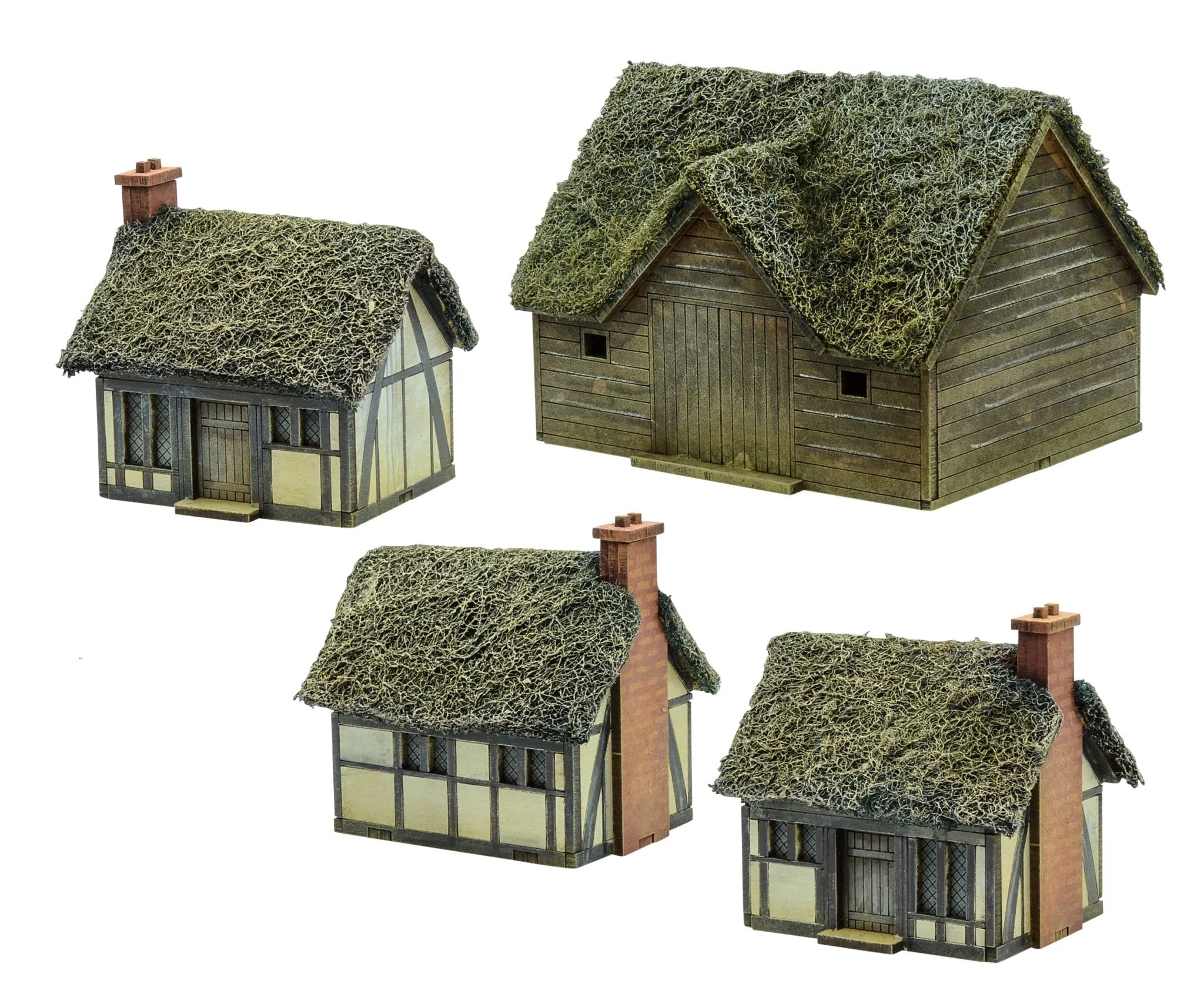 Warlord Games Pike & Shotte Epic Battles - Thatched Hamlet Scenery Pack