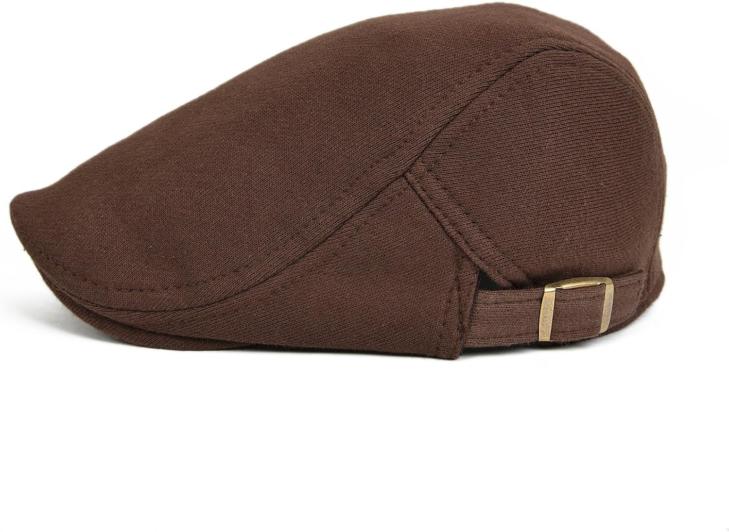 VOBOOM Men Newsboy Cap Cotton Flat Ivy Gatsby Driving Hat (Brown) at  Men’s Clothing store