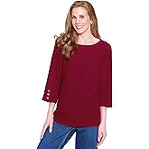 Ali Miles Texture Knit Tunic for Women