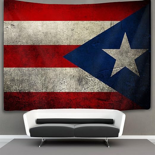 Amazon Com Niyoung American Retro Puerto Rican Flag Wall Tapestry