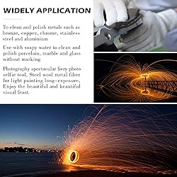 30Ft(10oz) Steel Wool Roll, Coarse Wire Fabric for
