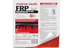 RectorSeal Metacaulk Firestop Putty Pad 66335, Easy Installation, Firestop, 7"X7"