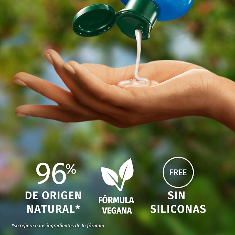 Argán Champú Reparador, Pelo Dañado, Sin Siliconas, 350ml