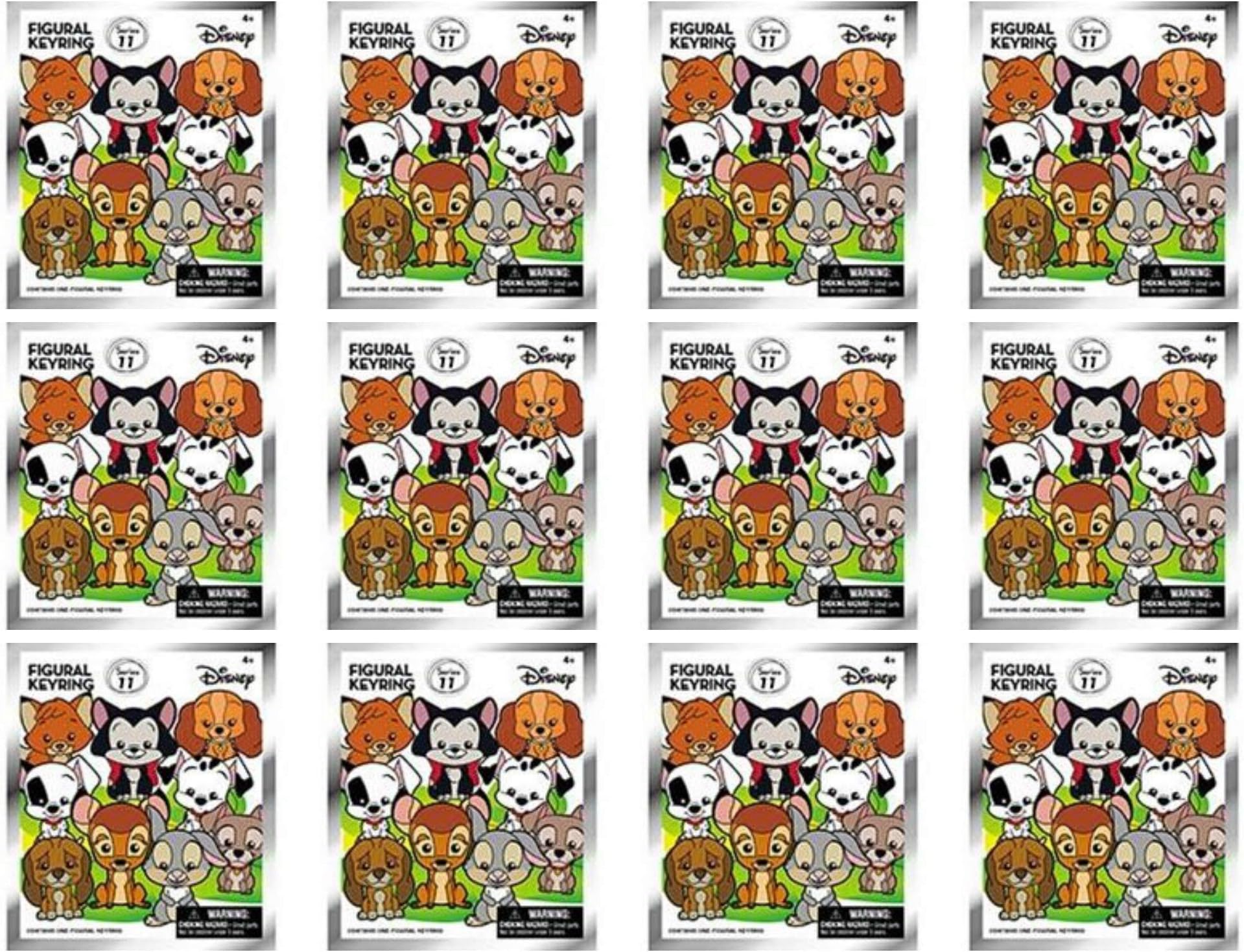 Disney Figural Keyring Series 11 Collectible 12 Blind Bags