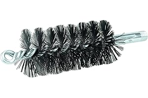 Weiler 44131 2" Single Spiral Flue Brush, .012 Steel Fill, Made in The USA