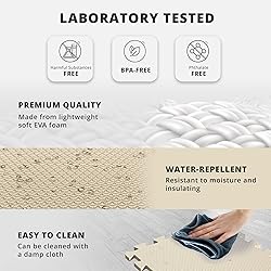 Gym Flooring Set - Interlocking EVA Soft Foam Floor