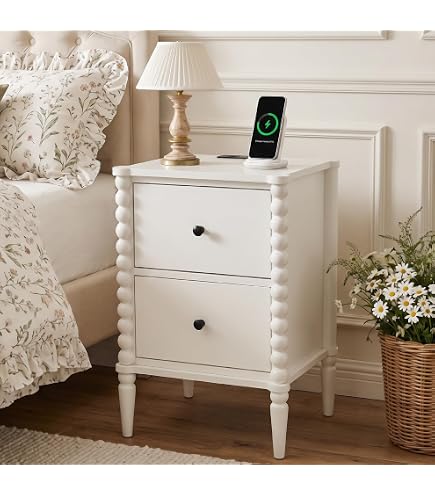 Amazon.com: Baxton Studio Malinda Classic White Wood 3-Drawer End