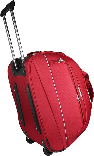 Lioncrown Impulse Plus Polyester 55 cms Travel Duffle Bag | Cabin Luggage (Red)