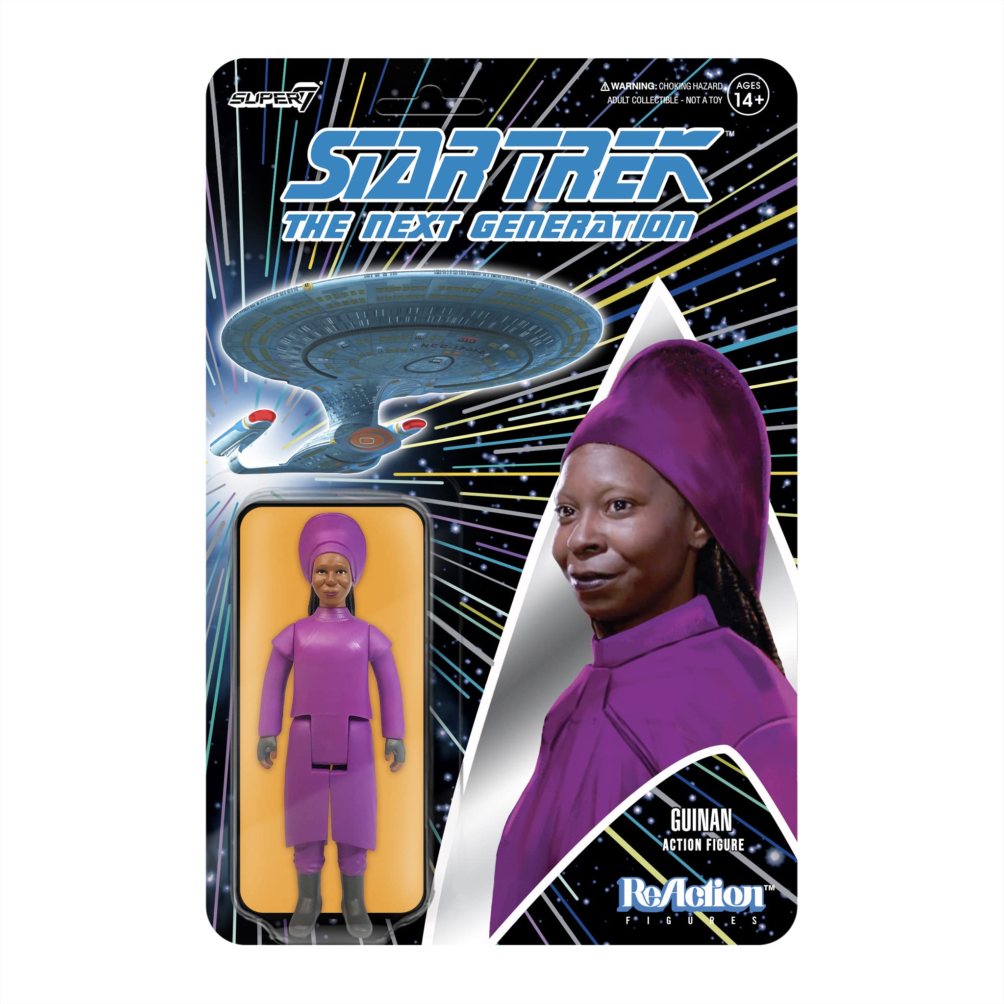 SUPER7 - Star Trek: The Next Generation ReAction Figure Wave 1 - Guinan