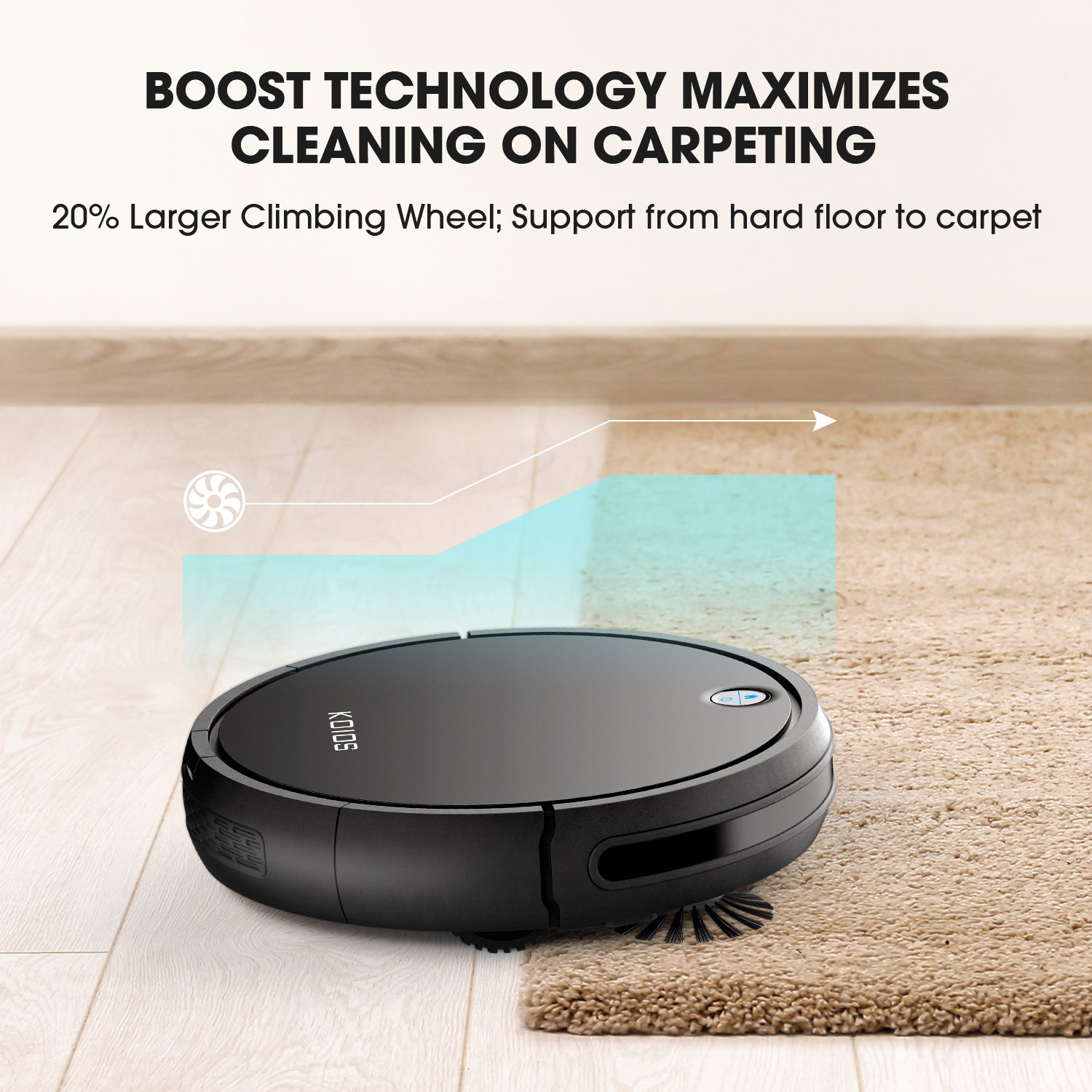 Amazoncom KOIOS Robot Vacuum Cleaner Upgraded Strong Suction