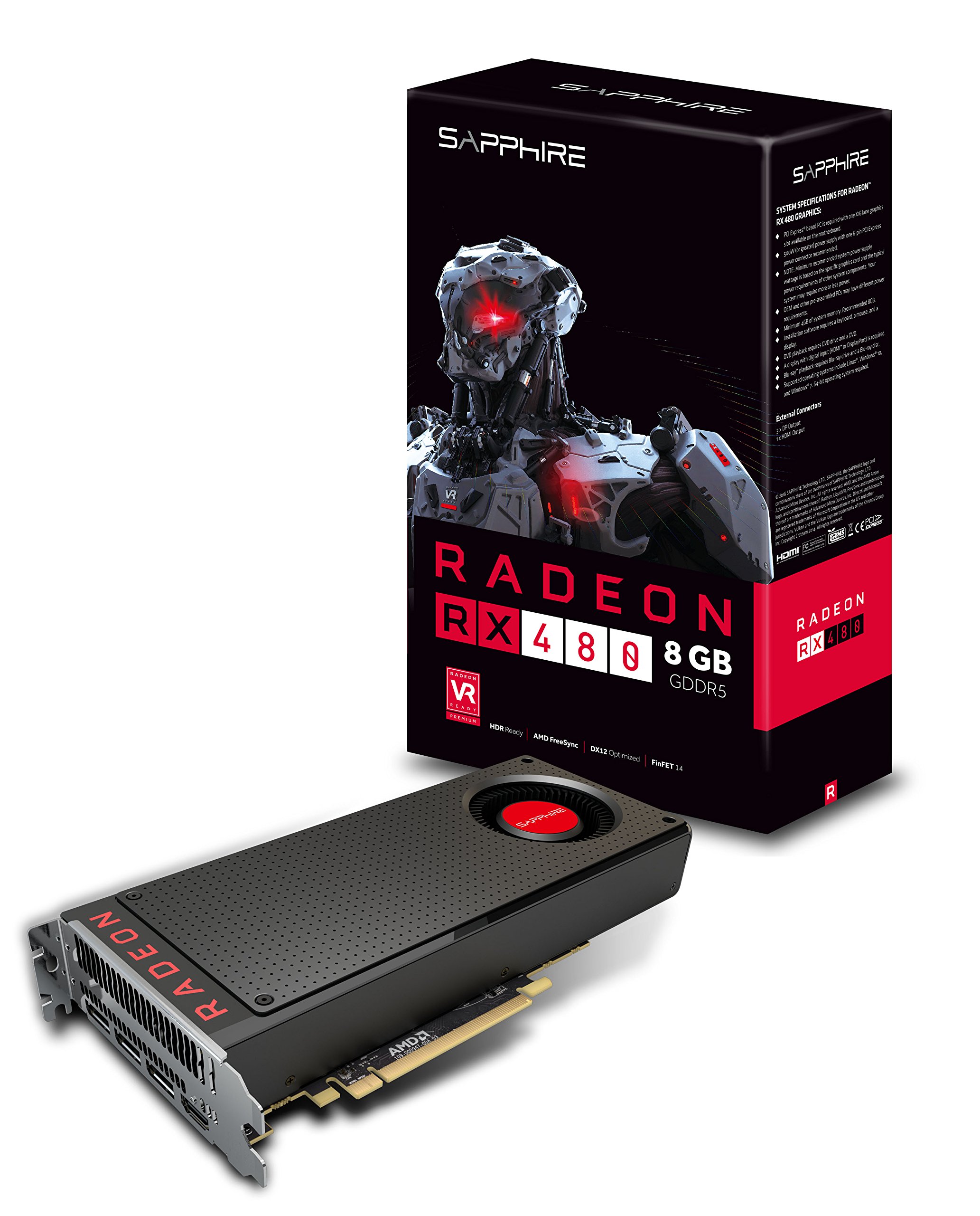 Sapphire Radeon Rx 480 8gb Gddr5 Hdmi Triple Dp Uefi Pci Express Graphics Card 21260 00 20g Buy Online In Saint Vincent And The Grenadines At Saintvincent Desertcart Com Productid 30055434