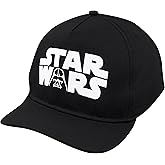 Star Wars Classic Embroidered Logo Flatbrim Baseball Cap Hat, Boys Youth