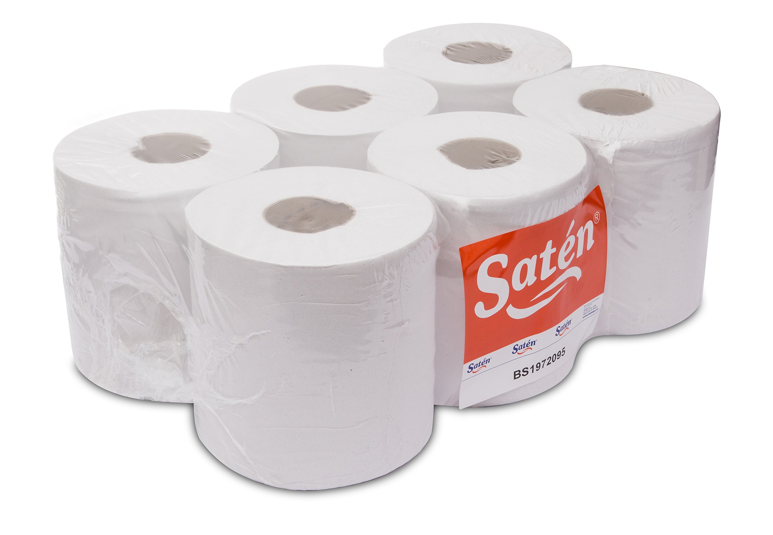 Saten Hand Dry Coil, Recycled Cellulose, 2 Layers, Smooth, Width 195, 20 gr, 145 Meters, Set of 6