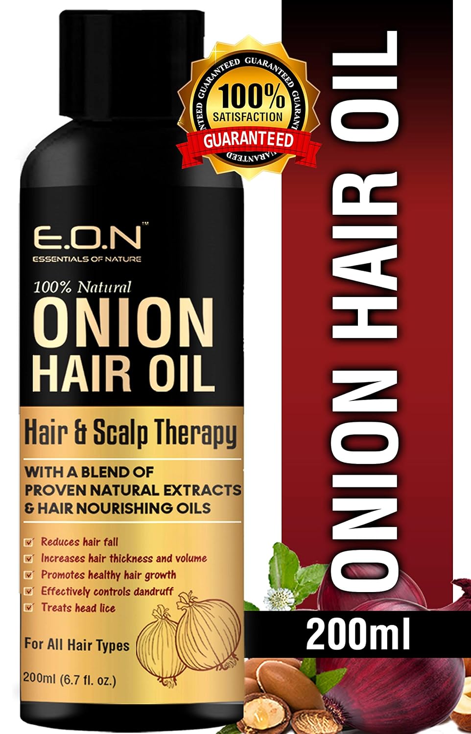 Buy Essentials Of Nature Onion Hair Oil With Blend Of 21 Proven