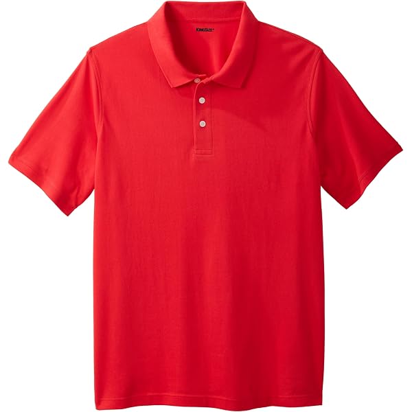 Jerzees Men's 2 Button Knit Collar Polo Shirt, True Red, XXX-Large