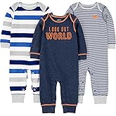 Simple Joys by Carter's baby-boys 3-pack Jumpsuits