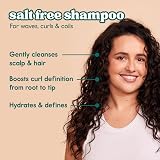 Nature Spell Curly Hair Shampoo Sulfate Paraben Salt Free Hydration Vegan 300ml view 2