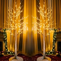 Lighted Artificial Trees Hooseng Lighted Tree Set – 4FT, 5FT & 6FT Pack ...