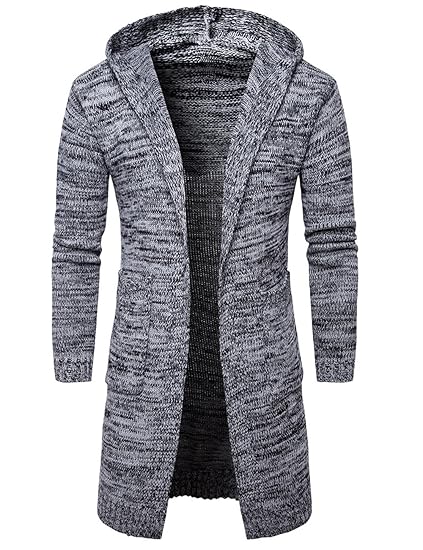 Gilets Hommes Chandail Col Chale Manche Longue Veste Manteau Ouvert En Tricot Sweatshirt Sweat Blazer Cardigan Vetements Pulls Gilets Sweat Shirts