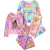The Children's Place girls Long Sleeve Top and Pants,2 Piece Pajama Set