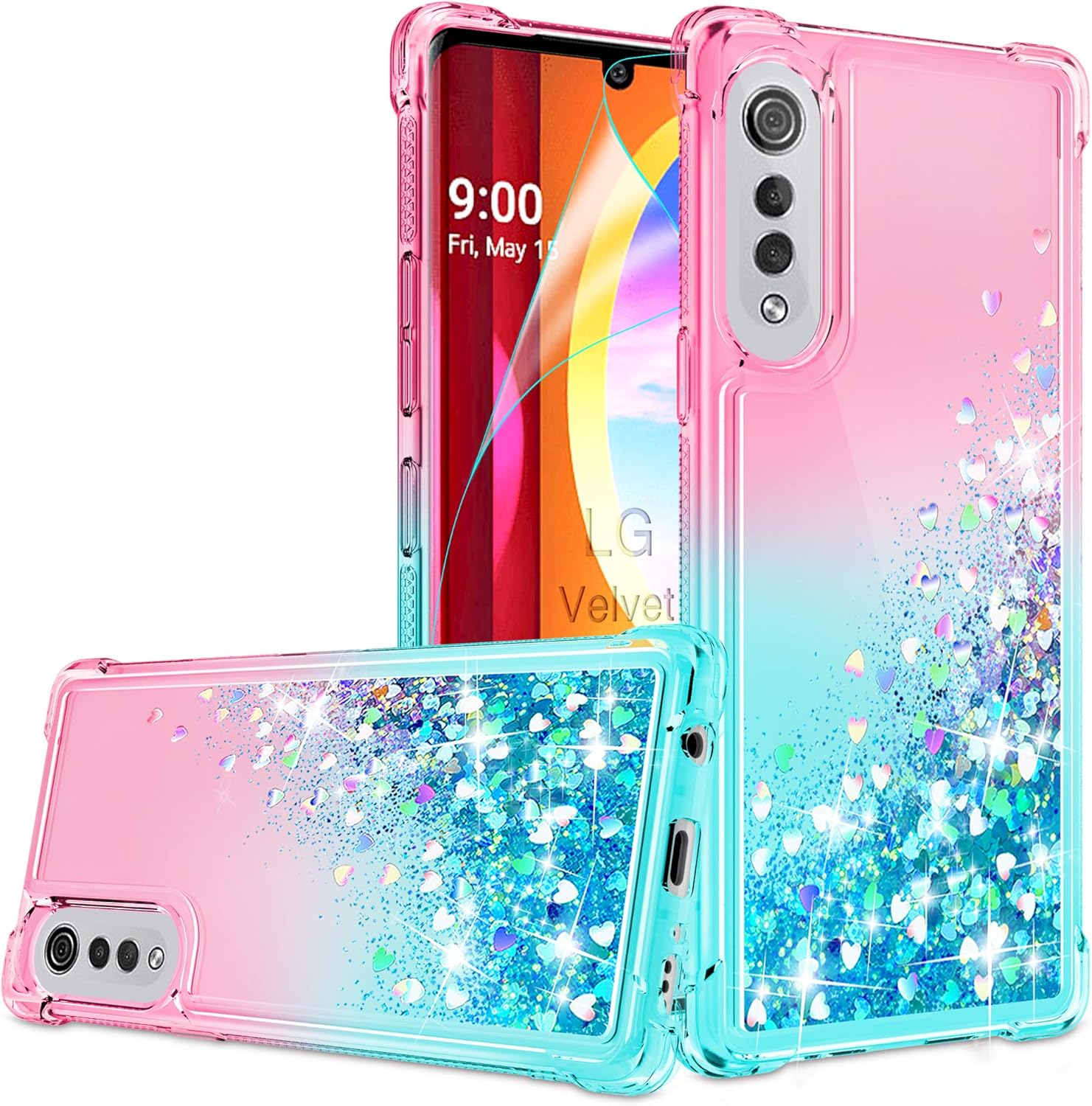 LG Velvet Case, LG Velvet 5G Phone Case with HD Screen