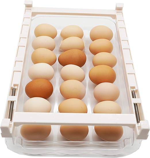 Amazon Co Jp Mix 冷蔵庫トレー 収納ボックス たまご収納 収納ケース パントリー クリアケース L 大型家電