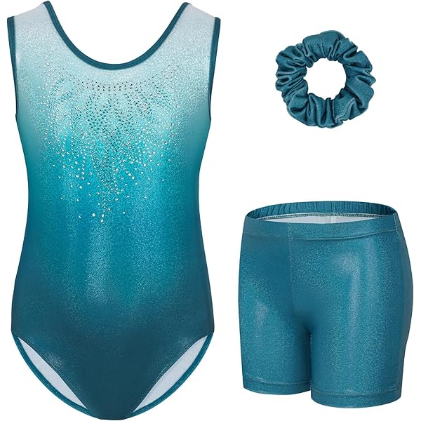 inhzoy Meisjes schaatsbroek met glitter, ijskunst leggins met straat, kinderen stretch sportlegging, gymnastiek, turnbroek, ballet, dans strumpfhose, zwart, 170