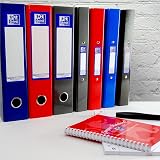 Oxford A4 Ring Binders 3 Pack Glossy Laminated Paper-On-Board 40mm Spine view 3