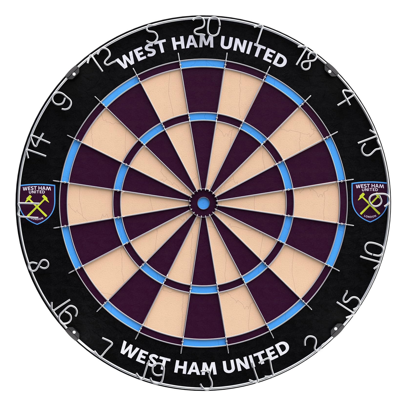 FOCO Officially Licensed West Ham FC Dartboard