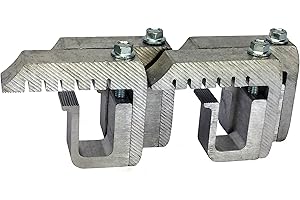 GCi STRONGER BY DESIGN G-991 Clamp for Ford Super Duty Trucks (Set of 4). Made in USA with 6000 Series Structural Aluminum to Ensure Quality and Strength. For Mounting Caps, Camper Shells, Toppers.