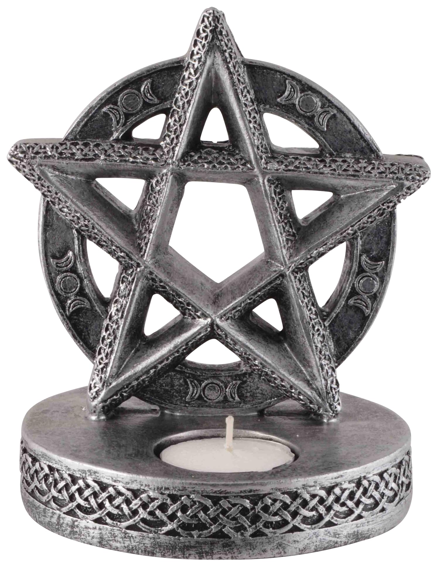 Witch Pentagram with Tea Light