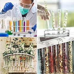 SUPERLELE 48 Pack Plastic Test Tubes with