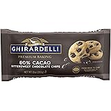 Ghirardelli Chocolate Baking Chips, Bittersweet Chocolate, 10 oz.,(Pack of 6)